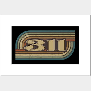 311 Vintage Stripes Posters and Art